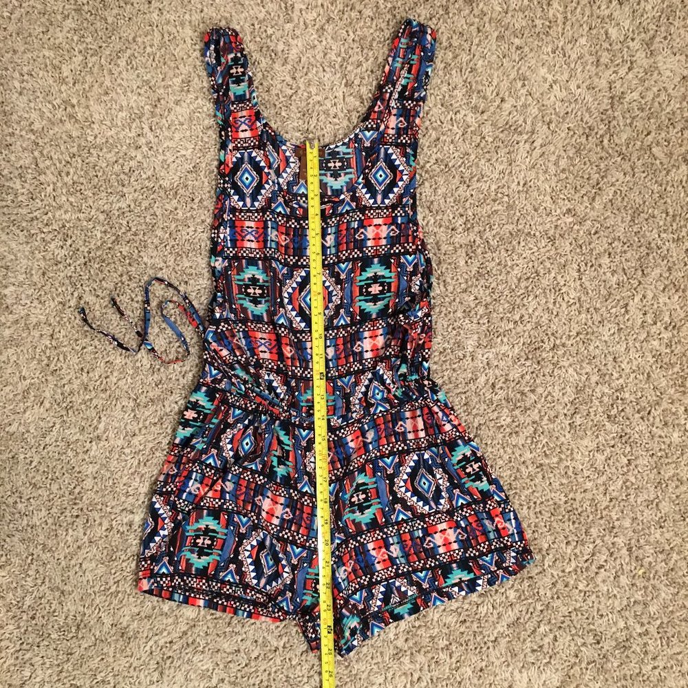 2 - Copper Key Rompers, Multicolor Prints, Size S - Picture 3 of 5